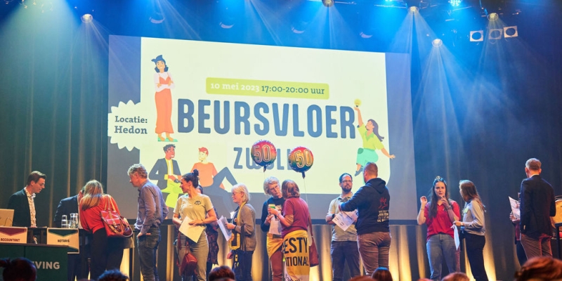 ‘Vrijwilligersstad’ Zwolle viert 15 jaar Beursvloer